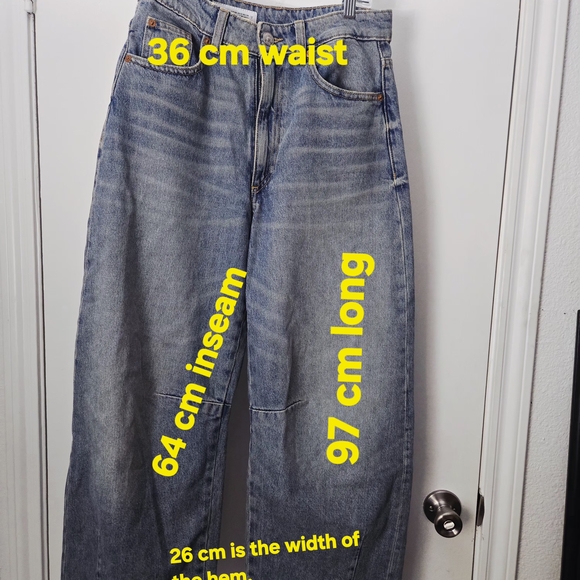 Zara Wide-Leg Jeans in Blue - Picture 3 of 7